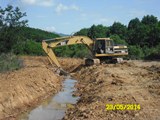 Nam Gn6 - Houay Luang civil work under construction