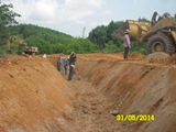 Nam Gn6 - Houay Luang civil work under construction