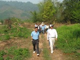ADB Review Mission in Phongsaly (28/03/2012)