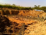 Nam Dai 6 Irrigation Weir under Construction (Feb.2013)