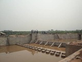 Nam Dai 6 Irrigation weir under construction (Mar.2013)