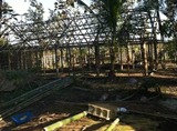 Chicken House in Nam Haad subproject under Construction (Feb.2013), Bokeo Province