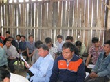 Participants from Farmers in Subproject Area - PBME OJT at Nam Dai subproject (February 16th 2013)