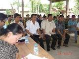 Subproject Year 3 Village consultation, Nam Ngaene - Thong Piane Irrigation subproject, Luang Namtha district. Jun. 2013